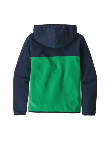 Patagonia Kids Micro D Snap-T Jacket Nettle Green Offbody Back