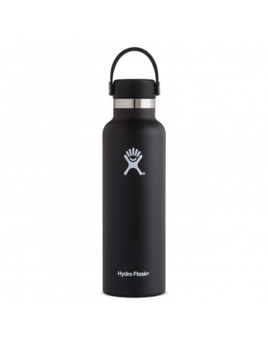 Hydro Flask 21 oz Standard Mouth Flask With Standard Flex Cap Black
