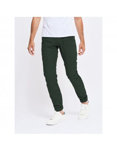 Looking for Wild Mens Technical Pants Fitz Roy Deep Forest Onbody Front