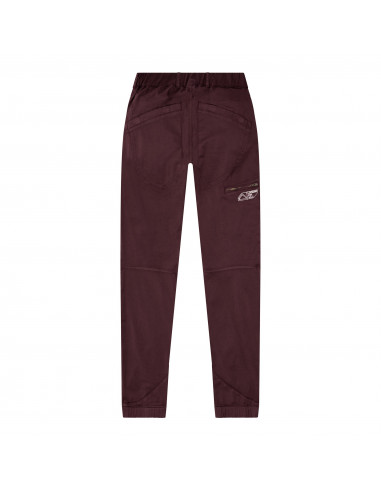 Looking for Wild Mens Technical Pants Fitz Roy Raisin Offbody Front