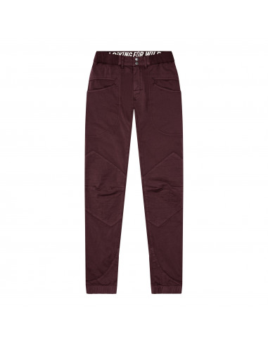 Looking for Wild Mens Technical Pants Fitz Roy Raisin Offbody Back