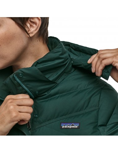 Patagonia Womans Down With It Parka Piki Green Detail 2