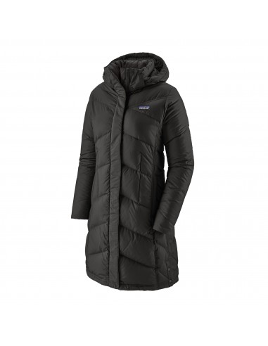 Patagonia Womans Down With It Parka Black Offbody Front
