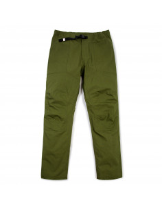 Topo Designs Mens Mountain Pants Ripstop Olive Offbody Front