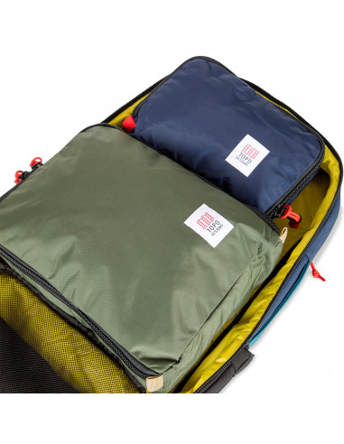 Topo Designs Global Travel Bag 30L Navy Open 3
