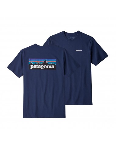 Patagonia Pánske Tričko P-6 Logo Responsibili-Tee Klasická Námornícka Offbody