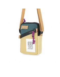 Topo Designs Taška Mini Shoulder Bag Hemp Botanic Zelená Zepředu