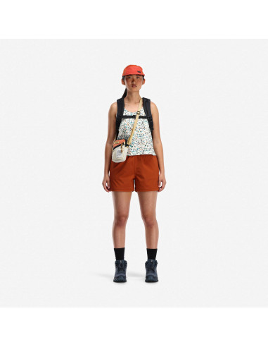 Topo Designs Taška Mini Shoulder Bag Bone Bílá Coral Oranžová Onbody 1