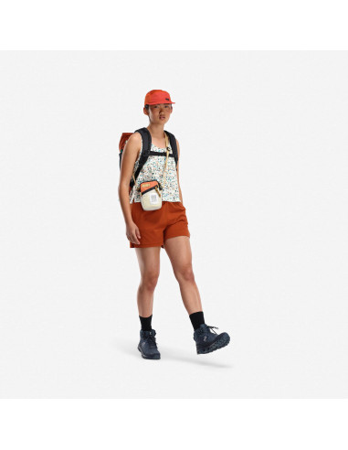 Topo Designs Taška Mini Shoulder Bag Bone Biela Coral Oranžová Onbody 1