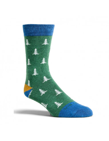 United By Blue Pruhované Ponožky SoftHemp™ Dvojbalenie Forest Ever Zelená