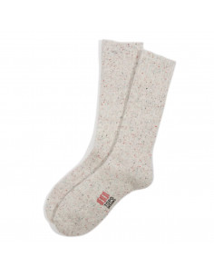 Topo Desings Ponožky Mountain Sock Natural Biela