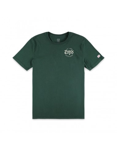 Topo Desing Mens Type-o Tee Forest Offbody Front