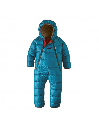 Patagonia Infant Hi-Loft Down Sweater Bunting Balkan Blue Front