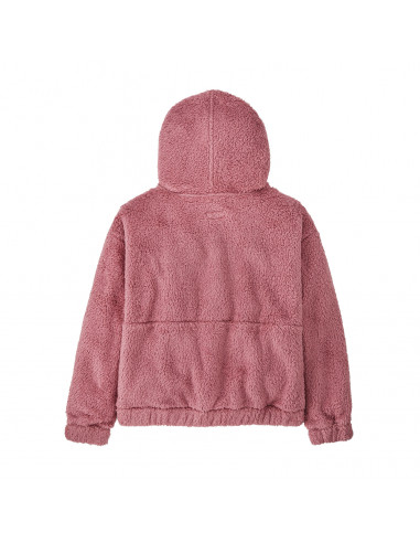 Patagonia Kids' Los Gatos Fleece Hoody Sweatshirt Light Star Pink Back