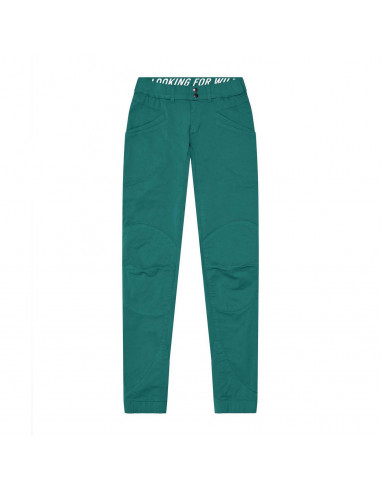 Looking for Wild Womens Technical Pants Laila Peak Teal Green Offbody Front