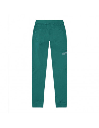 Looking for Wild Womens Technical Pants Laila Peak Teal Green Offbody Back