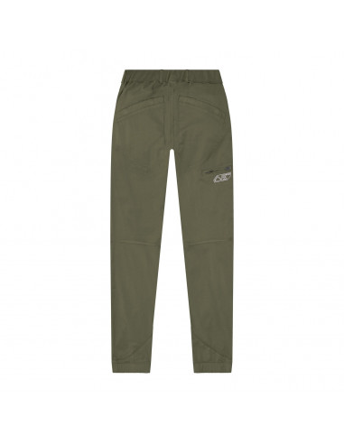 Looking for Wild Mens Technical Pants Fitz Olive Offbody Front