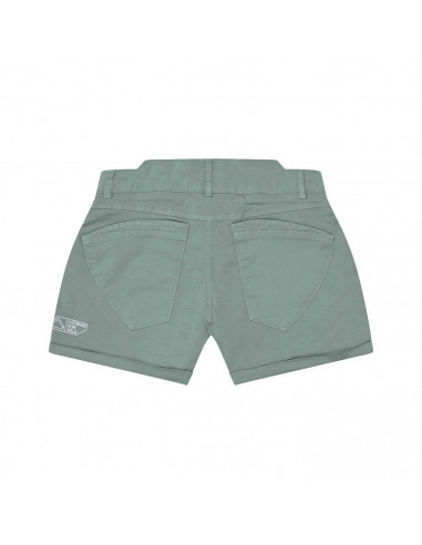Looking For Wild Womens Technical Shorts Bavella Chinois Grey Offbody Back
