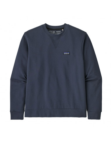 Patagonia Regenerative Organic Certified™ Cotton Crewneck Sweatshirt Smolder Blue Offbody Front