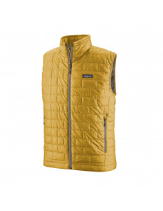 Patagonia Mens Nano Puff Vest Surfboard Yellow Offbody Front