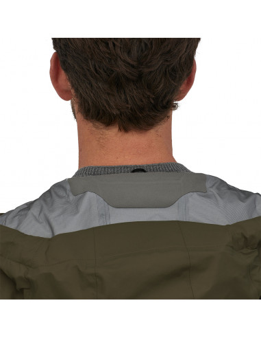 Patagonia Men's Torrentshell 3L Jacket Basin Green Detail Hood 3