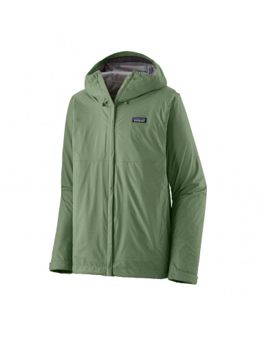 Patagonia Mens Torrentshell 3L Jacket  Sedge Green Offbody Front