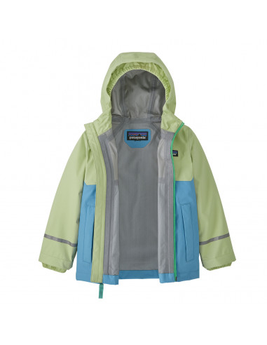 Patagonia Baby Torentshell 3L Jacket Friend Green Front Open