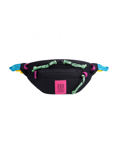 Topo Designs Mountain Waist Pack Black / Pink Front