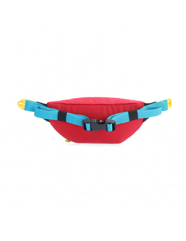 Topo Designs Mountain Waist Pack Red / Turquoise Back