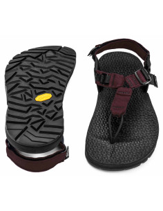 Bedrock Sandals Cairn 3D Adventure Sandals Burgundy Offbody Front & Back
