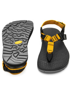 Bedrock Sandals Sandály Cairn 3D PRO II Adventure Žlutá Offbody Zepředu a Zezadu