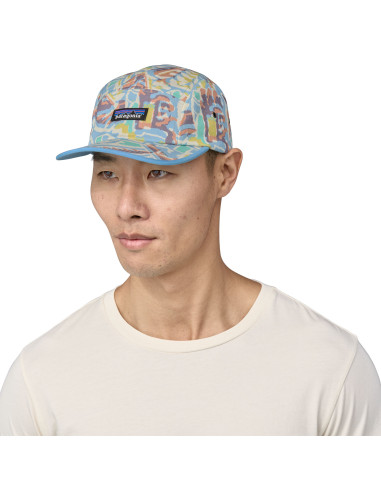 Patagonia Maclure Hat P-6 Label: Thriving Planet Lago Blue Onbody Front