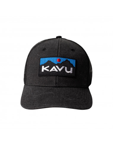 Kavu Above Standard Cap Faded Black Front 2
