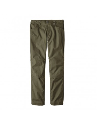 Patagonia Mens Gritstone Rock Pants Industrial Green Offbody Front