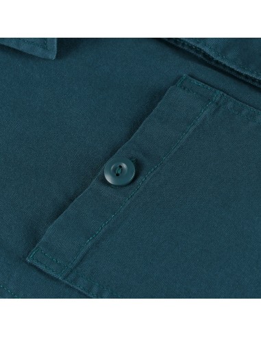 Topo Designs Mens Dirt Jacket Pond Blue Offbody Detail Pocket