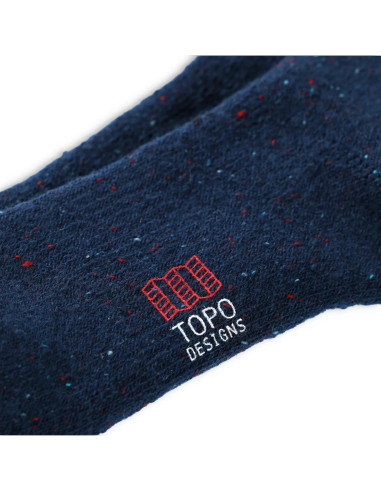 Topo Desings Ponožky Mountain Sock Černá Pond Modrá Detail