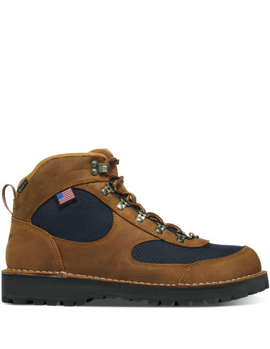 Danner Hiking Boots Cascade Crest 5" Grizzly Brown/Ursa Blue GTX Side