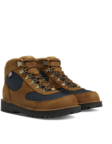 Danner Hiking Boots Cascade Crest 5" Grizzly Brown/Ursa Blue GTX Pair
