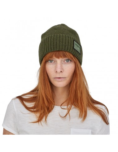 Patagonia Brodeo Beanie 73 Skyline: Industrial Green Onbody Front