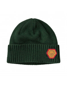 Patagonia Brodeo Beanie Fitz Roy Scope Clean Climb Patch: Pinyon Green