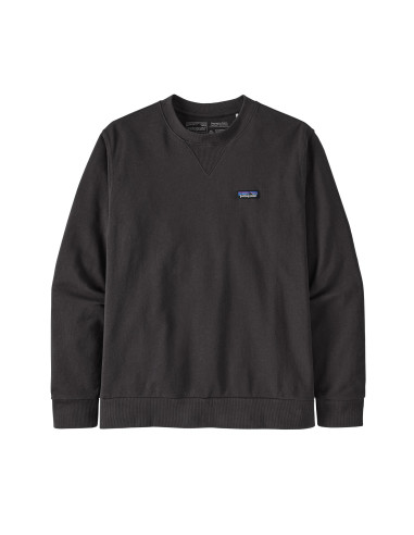 Patagonia Regenerative Organic Certified™ Cotton Crewneck Sweatshirt Black Offbody Front