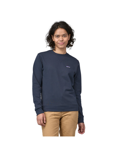 Patagonia Regenerative Organic Certified™ Cotton Crewneck Sweatshirt Smolder Blue Onbody Front 1