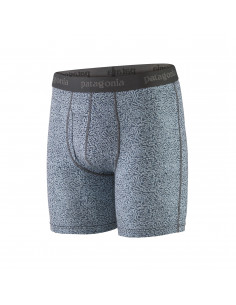 Patagonia Mens Essential Boxer Briefs 6 in. Journeys: Forge Grey Offbody Front