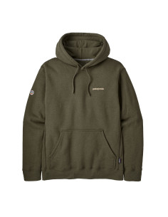 Patagonia Fitz Roy Icon Uprisal Hoody Basin Green Offbody Front