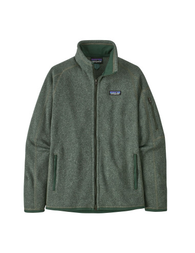 Patagonia Womens Better Sweater Jacket Hemlock Green Offbody Front