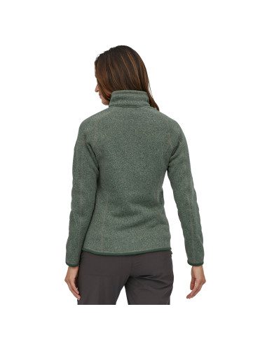 Patagonia Womens Better Sweater Jacket Hemlock Green Onbody Back