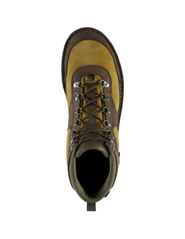 Danner Hiking Boots Cascade Crest 5" Turkish Coffee/Moss Green GTX Top