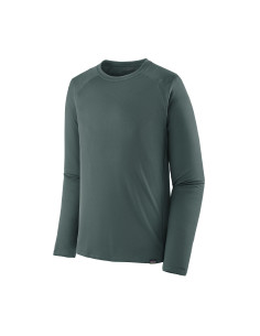 Patagonia Mens Capilene Midweight Crew Nuoveau Green Offbody Front