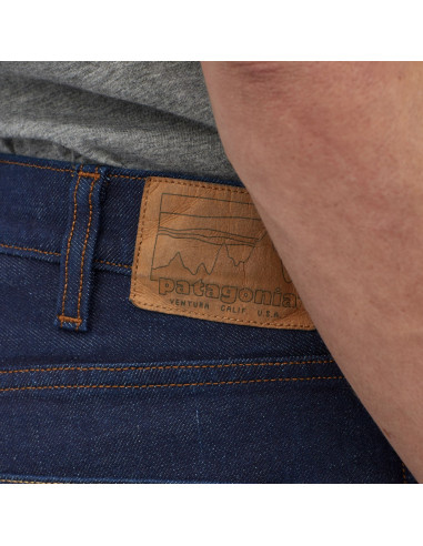 Patagonia Mens Straight Fit Jeans Original Standard Onbody Detail Back