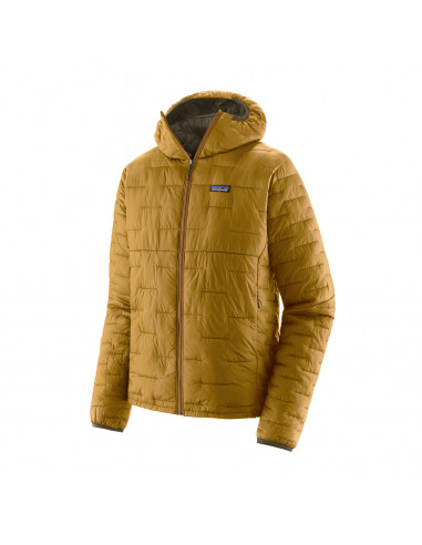 Patagonia Mens Micro Puff® Hoody Cabin Gold Offbody Front